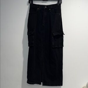 SINCERELY JULES Denim cargo skirt